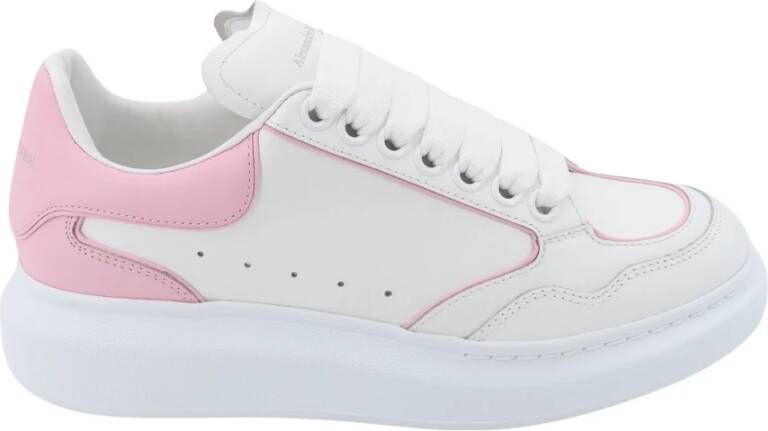 Alexander McQueen Witte Sneakers met Oversized Rubberen Zool