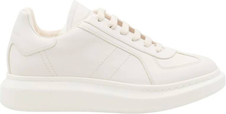 alexander mcqueen Witte Sneakers met Ronde Neus White Heren