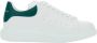Alexander McQueen Witte Sneakers met Rubberen Zool - Thumbnail 1