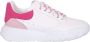 Alexander McQueen Witte Sneakers met Suède Panelen - Thumbnail 1