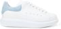 Alexander mcqueen Oversize Witte Leren Sneakers voor Dames Wit Dames - Thumbnail 1