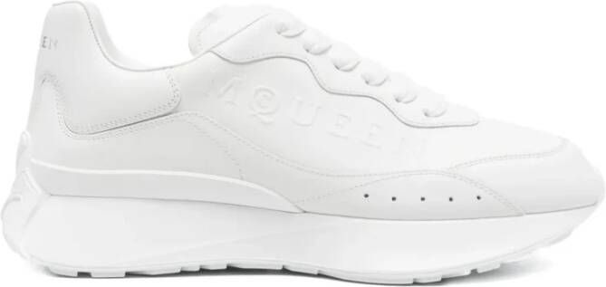 Alexander McQueen Witte Sprint Runner Sneakers