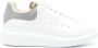 Alexander McQueen Witte Veterschoenen met Oversized Zool - Thumbnail 1