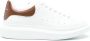 Alexander McQueen Witte Vetersneaker met Oversized Zool - Thumbnail 1