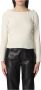 Alexander McQueen Witte Wol Mohair Boothals Trui - Thumbnail 1