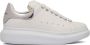 Alexander McQueen Witte Zilveren Oversized Sneakers - Thumbnail 1