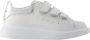 Alexander mcqueen Witte Zilveren Leren Oversized Sneakers White Dames - Thumbnail 1