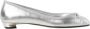 Alexander McQueen Zilveren Ballerina Flats Kitten Heel - Thumbnail 1
