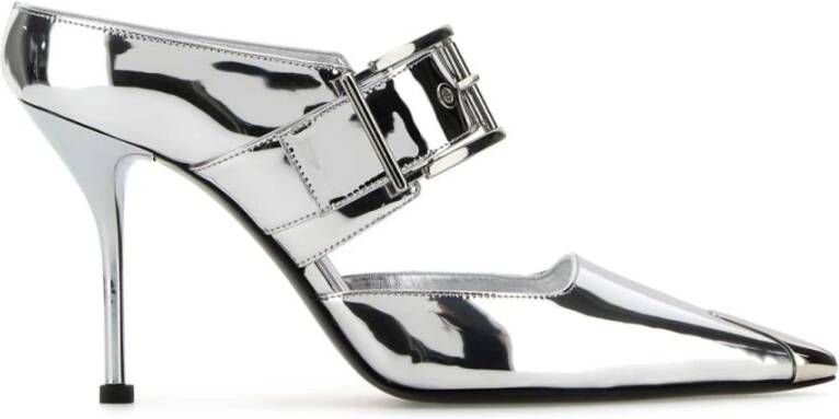 alexander mcqueen Zilveren Punk Pumps Gray Dames