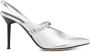 Alexander McQueen Zilveren Stiletto Hak Stud Schoenen - Thumbnail 1