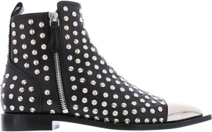 Alexander McQueen Zilveren Studs Show Boot