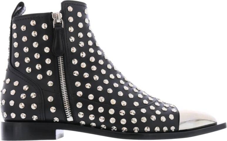 Alexander mcqueen Zilveren Studs Show Boot Multicolor Dames