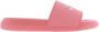 Alexander mcqueen Slippers & Mules Dames Sandal Leath.S.Rubb. Slider Lo in poeder roze - Thumbnail 1