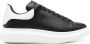 Alexander McQueen Zwart Wit Platform Sneaker Geperforeerde Details - Thumbnail 1