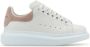 Alexander mcqueen Witte leren sneakers met roze suède hak White Dames - Thumbnail 7