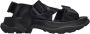 Alexander mcqueen Zwarte Canvas Tread Sandalen Zwart Dames - Thumbnail 1