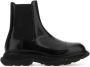 Alexander mcqueen Zwarte Slip-On Laarzen met Elastische Zijkanten Black Heren - Thumbnail 5