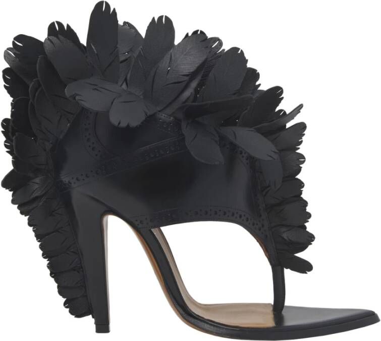 Alexander McQueen Zwarte Dames Schoenen van Kalfsleer