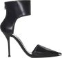 Alexander mcqueen Zwarte hakken enkelband sandalen Black Dames - Thumbnail 1