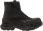 Alexander mcqueen Slick Enkellaarzen met Paneelontwerp Black Heren - Thumbnail 4