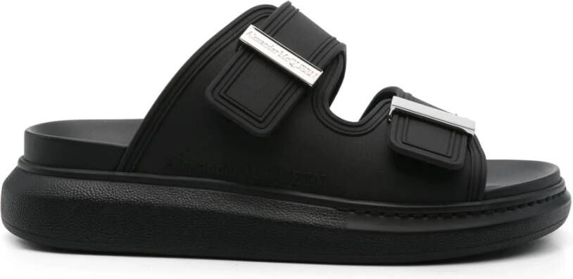 Alexander McQueen Zwarte Hybride Sandalen voor Vrouwen