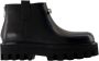 Alexander McQueen Zwarte Leren Enkellaarzen Noir - Thumbnail 1