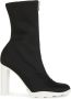 Alexander mcqueen Scuba Soft Boots in Black Canvas Zwart Dames - Thumbnail 18