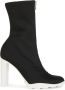 Alexander mcqueen Boots & laarzen Dames H.Boot Fabri.S.Rubb. Scuba Sof in zwart - Thumbnail 20