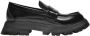 Alexander mcqueen Zwarte Leren Loafers met Geribbelde Rubberen Zool Black Dames - Thumbnail 4