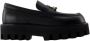 Alexander McQueen Zwarte Leren Loafers Stijlvolle Instappers - Thumbnail 1