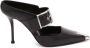 Alexander mcqueen Zwarte Leren Punk Muiltjes Black Dames - Thumbnail 5