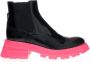 Alexander mcqueen Elegante Zwarte Leren Laarzen Black Heren - Thumbnail 7