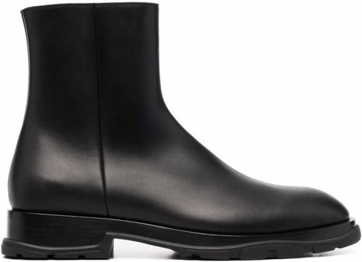 Alexander mcqueen Slim Tread Chelsea Laarzen Black Heren