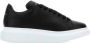 Alexander McQueen Zwarte Leren Sneakers voor Vrouwen - Thumbnail 1