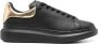 Alexander McQueen Zwarte Leren Veterschoen Sneaker - Thumbnail 1