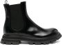 Alexander mcqueen Zwarte platte schoenen met uitlopende lug zool Black Dames - Thumbnail 6