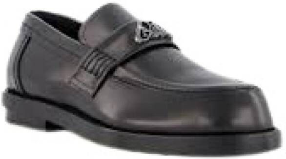 Alexander mcqueen Zwarte platte schoenen voor vrouwen Black Heren