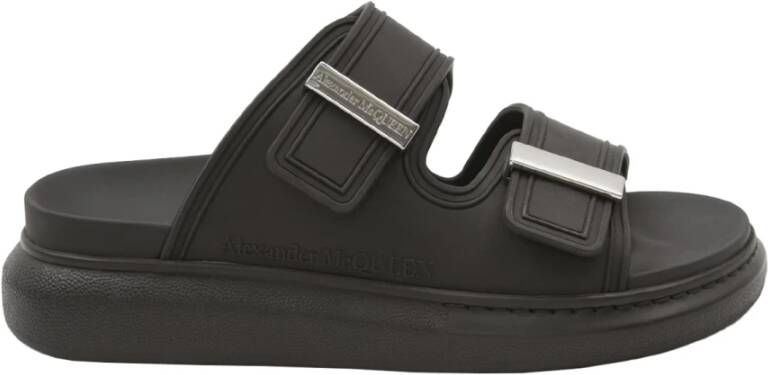 Alexander McQueen Zwarte Rubber Sneakers