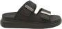 Alexander McQueen Zwarte Rubber Sneakers - Thumbnail 1