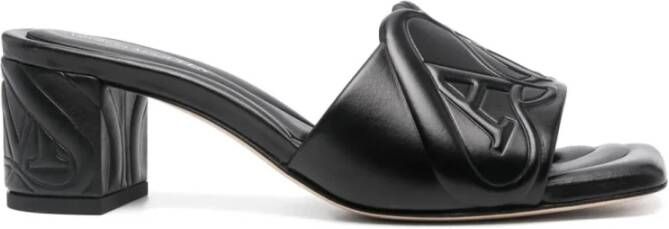 Alexander McQueen Zwarte Sandaal Wiead 1000