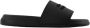 Alexander mcqueen Zwarte Leren Slides Streetwear Stijl Black Heren - Thumbnail 1