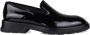 Alexander mcqueen Zwarte Slip-On Loafers van Lakleer Black Heren - Thumbnail 1