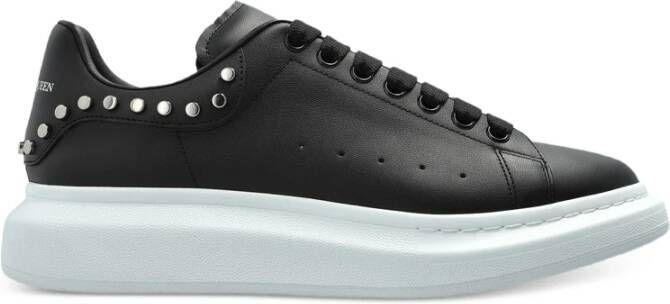 Alexander McQueen Zwarte Slip-On Sneaker met Geperforeerde Details