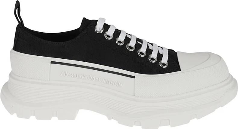 Alexander McQueen Zwarte Sneakers voor een Stijlvolle Look