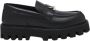 Alexander McQueen Zwarte T-Bar Parachute Loafer Schoenen - Thumbnail 1
