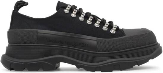 Alexander mcqueen Zwarte Tread Slick Sneakers Black Heren