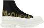 Alexander mcqueen Zwarte Tread Slick Sneakers Black Heren - Thumbnail 1