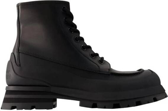 Alexander McQueen Zwarte Veterschoenen - Foto 3