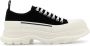 Alexander McQueen Zwarte Zijde Nylon Sneakers - Thumbnail 1