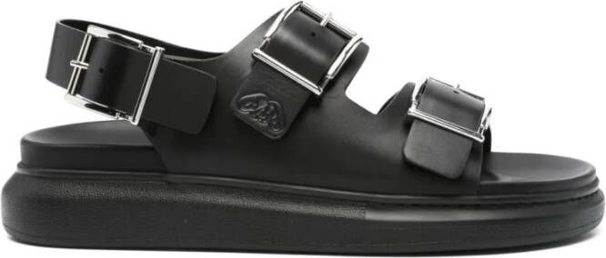 Alexander McQueen Zwart Zilver Sandaal 1081